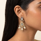 Neelam Kundan Pearl Bridal Choker Set