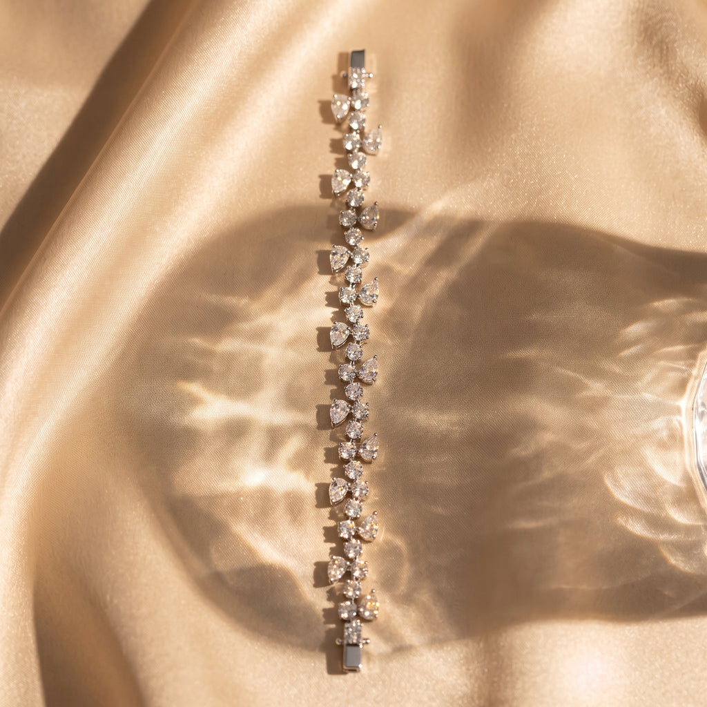 Eliana Diamond Floral Vine Bracelet