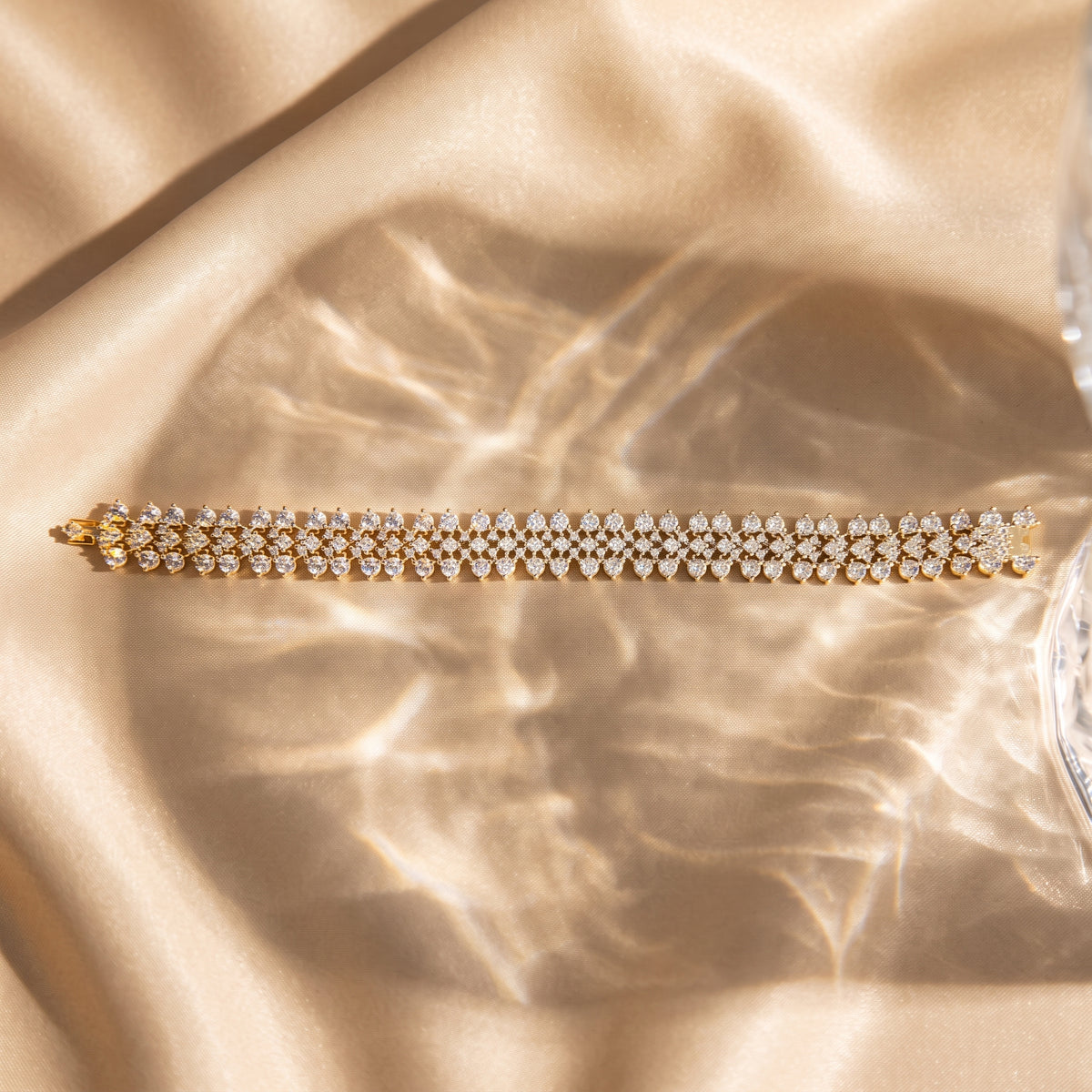 Amara Diamond Cascade Statement Bracelet