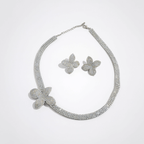 Florielle Diamond Blossom Necklace Set