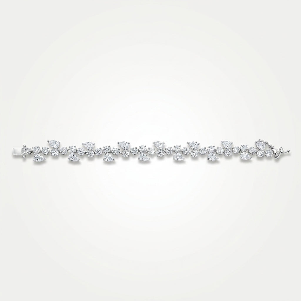 Eliana Diamond Floral Vine Bracelet
