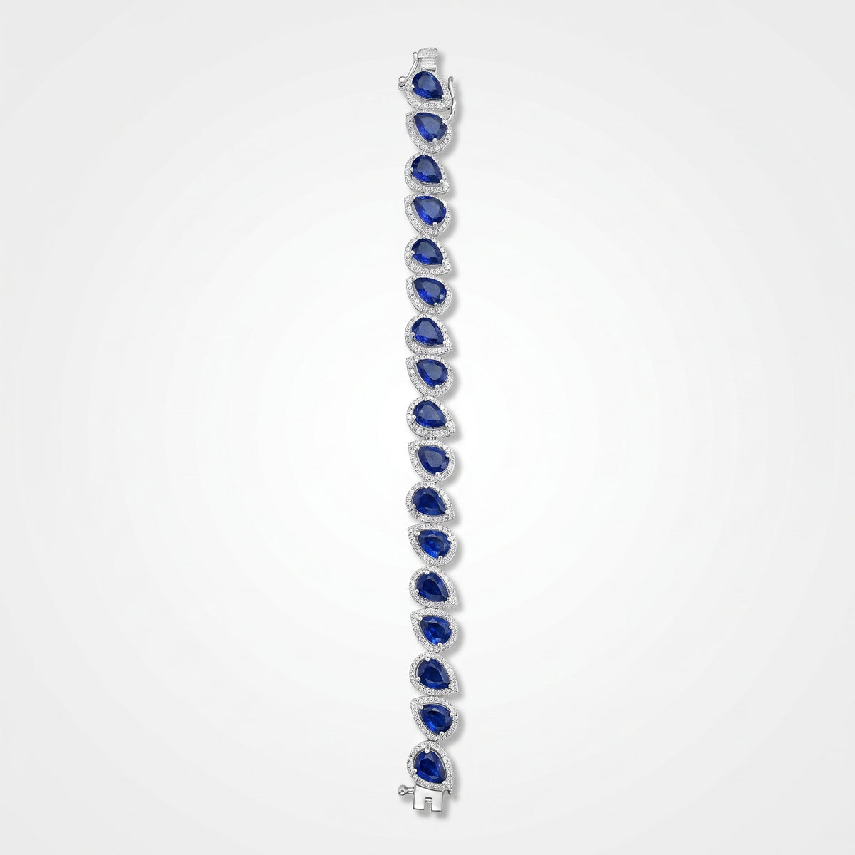 Sapphire Oval Tennis Bracelet