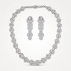 Amara Diamond Floral Elegance Necklace Set