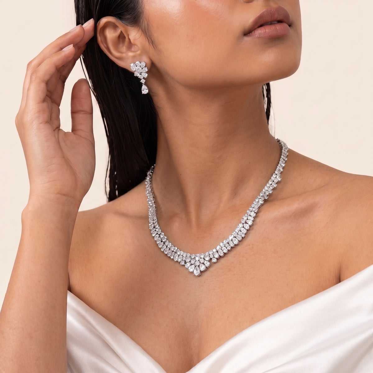 Celestia Diamond Radiance Necklace Set