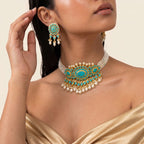Firoza Pearl Heritage Choker Set