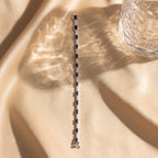 Celestial Sapphire Diamond Tennis Bracelet