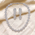 Amara Diamond Floral Elegance Necklace Set