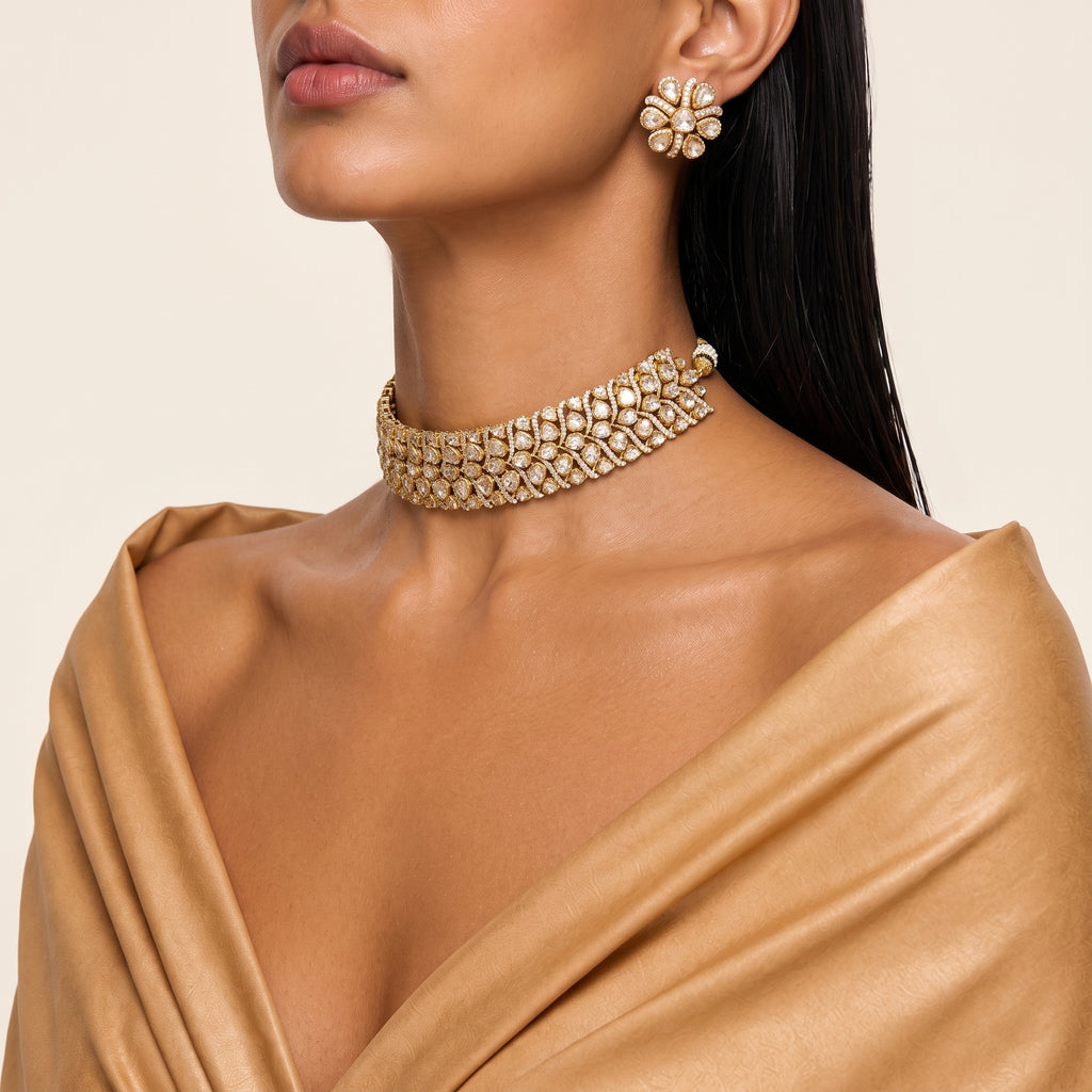 Noor Polki Statement Choker Set