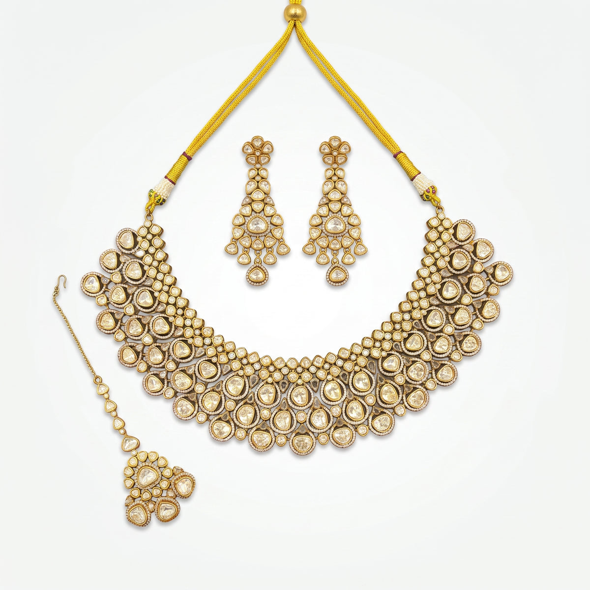 Maharani Polki Bridal Necklace Set