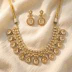 Riwaayat Kundan Polki Statement Necklace Set