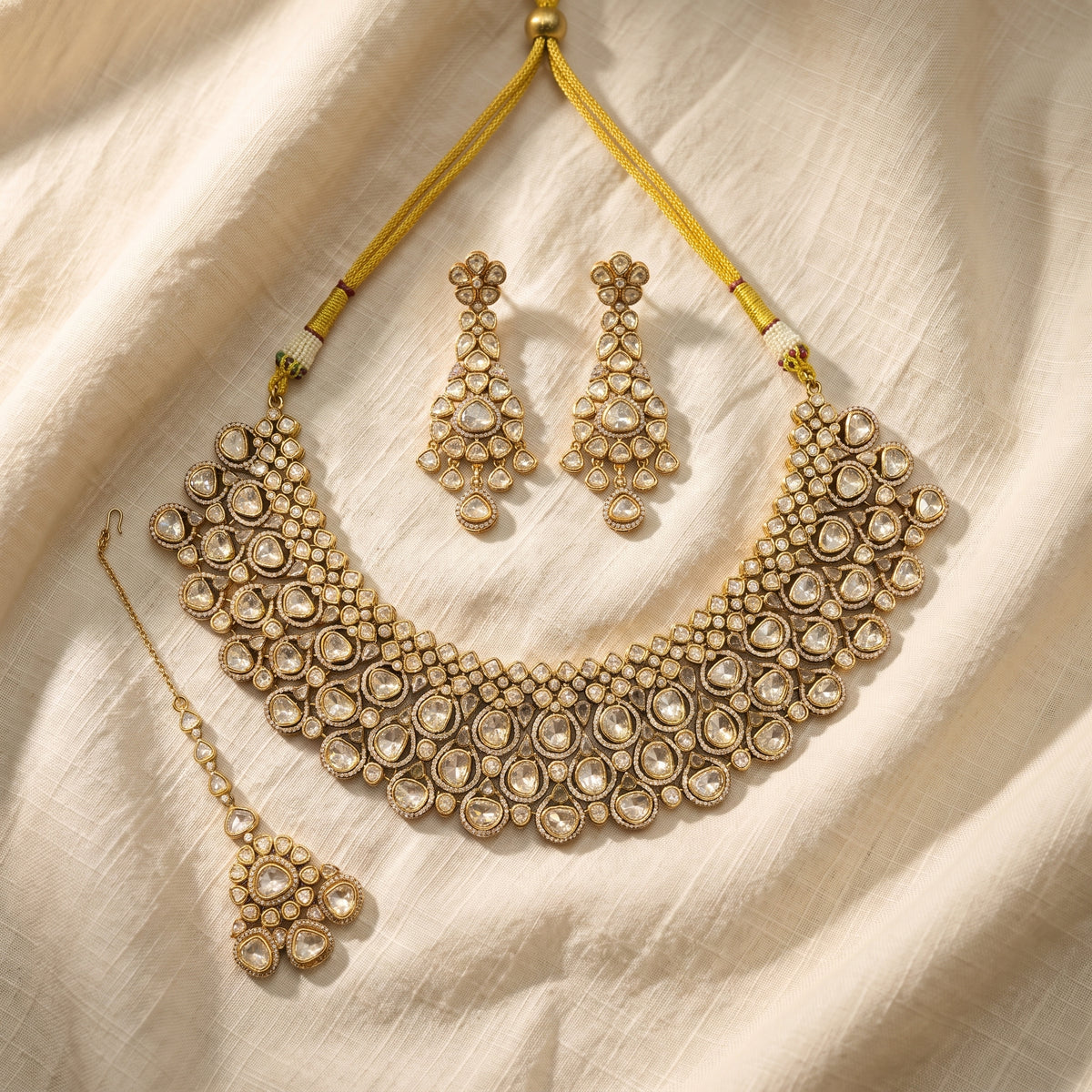 Maharani Polki Bridal Necklace Set